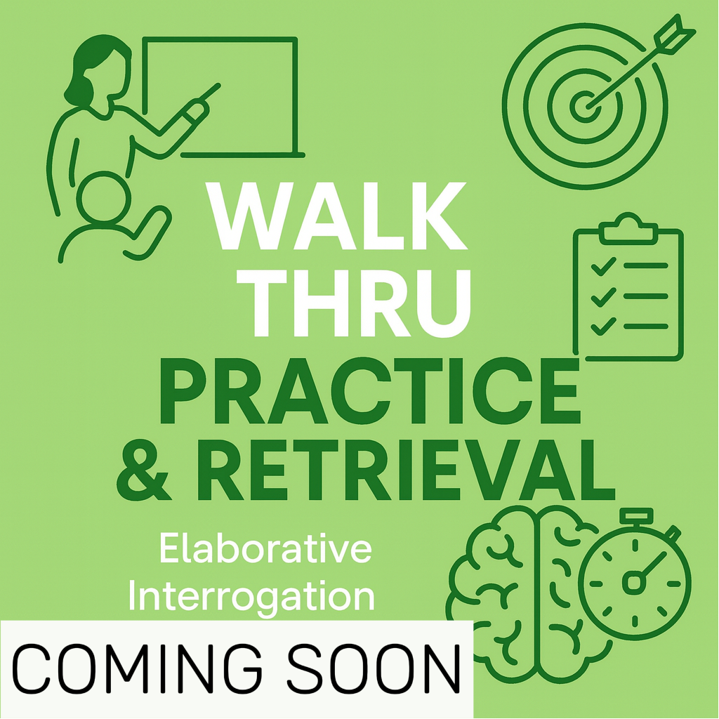 (Coming Soon) Walk Thru Elaborative Interrogation