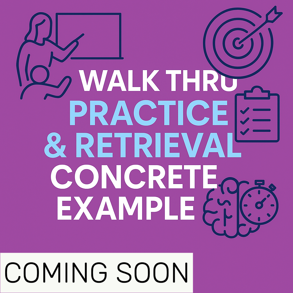 (Coming Soon) Walk Thru Concrete Example