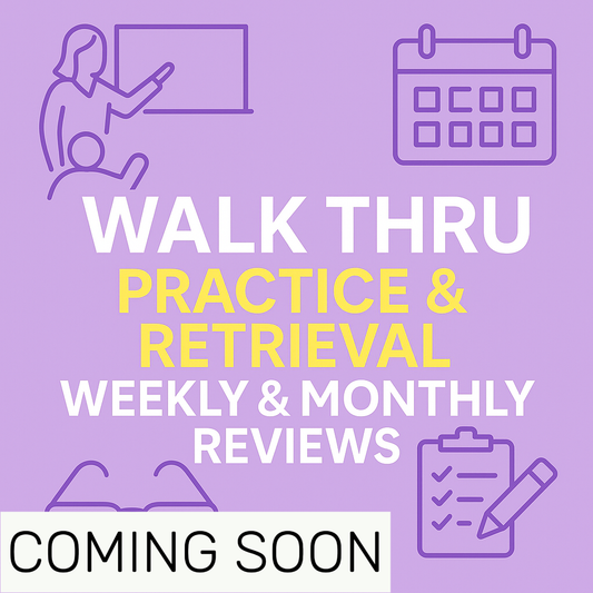 (Coming Soon) Walk Thru Weekly & Monthly Reviews