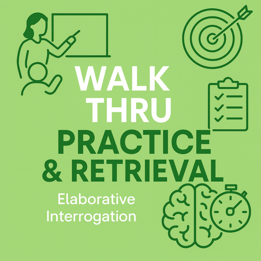 Walk Thru Elaborative Interrogation