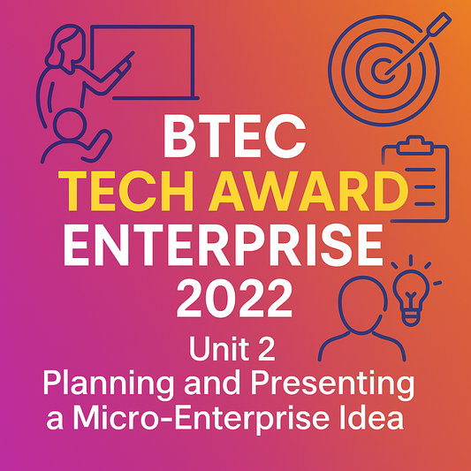 BTEC Tech Award Enterprise Unit 2 (PowerPoint)